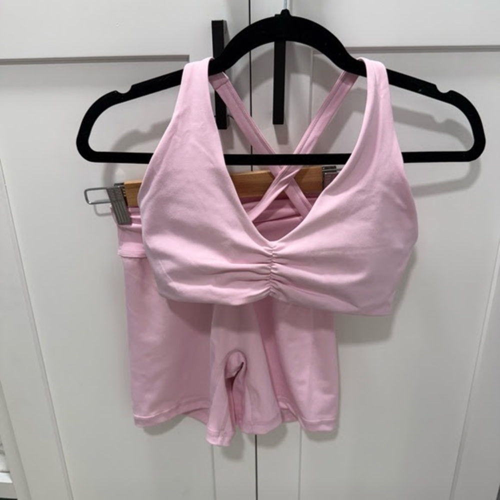 Liaison the label x Halley Kate Light Pink scrunch set / small